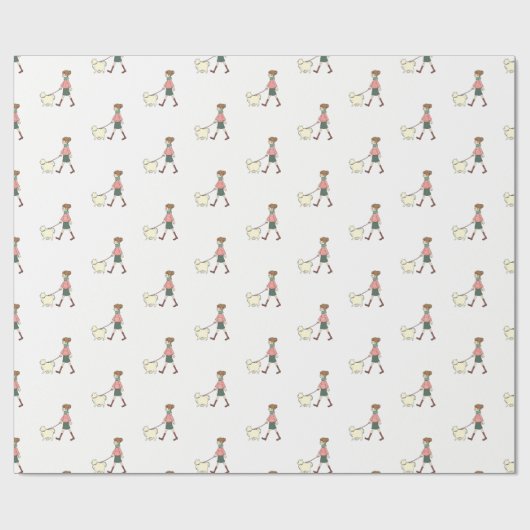 Wrapping Paper Hund Walker Geschenkpapier (Flach)