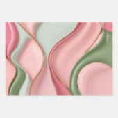 Wrapping paper in stylish abstract graphic geschenkpapier set (Vorderseite 3)
