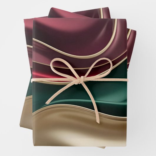 Wrapping paper in stylish abstract graphic geschenkpapier set (Beispiel)