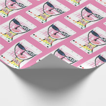 Wrapping Paper - It Girl Pink