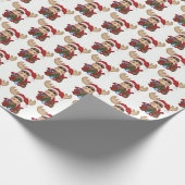Wrapping Paper - Joy Christmas Moose Geschenkpapier (Ecke)