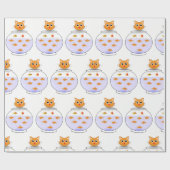 Wrapping Paper Kitten Geschenkpapier (Flach)