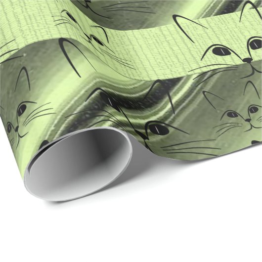 Wrapping Paper Kitten Geschenkpapier (Rolleneckpunkt)