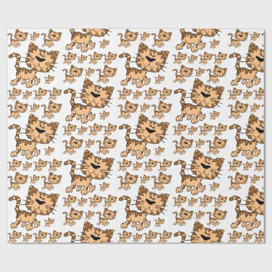 Wrapping Paper Kitten Geschenkpapier (Flach)