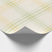 Wrapping Paper | Lemon Plaid Luxe Gift Wrap Geschenkpapier (Ecke)
