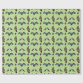 Wrapping Paper (Light Green) (Owl Frenzy Wrapping  Geschenkpapier (Flach)
