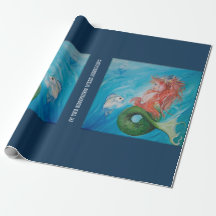 Wrapping Paper Little Mermaid von JP Denyer