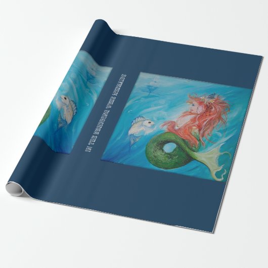 Wrapping Paper Little Mermaid von JP Denyer Geschenkpapier (Ungerollt)