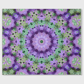 Wrapping Paper Mandala rundes Muster Kaleidoskop Geschenkpapier (Flach)