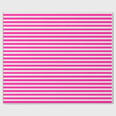 Wrapping Paper (Medium Hot Pink) mit weißem Streif Geschenkpapier (Flach)