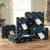 Wrapping Paper "Michigan Camp Under the Stars" Geschenkpapier