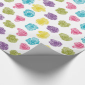 Wrapping Paper mit farbigen Diamanten Geschenkpapier (Ecke)