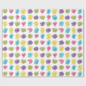Wrapping Paper mit farbigen Diamanten Geschenkpapier (Flach)