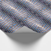 Wrapping Paper mit Futuristic Honeycomb Print Geschenkpapier (Ecke)