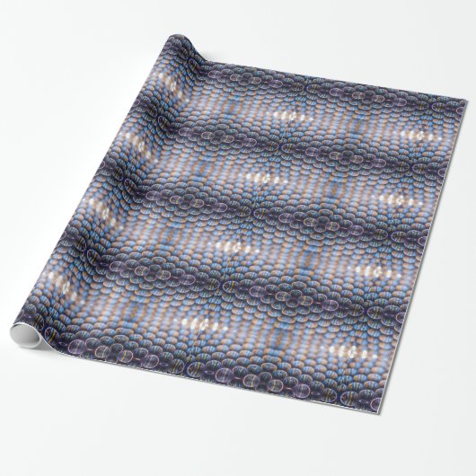 Wrapping Paper mit Futuristic Honeycomb Print Geschenkpapier (Ungerollt)