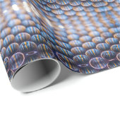 Wrapping Paper mit Futuristic Honeycomb Print Geschenkpapier (Rolleneckpunkt)
