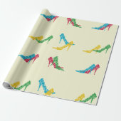 Wrapping Paper mit hohen Absätzen Geschenkpapier (Ungerollt)