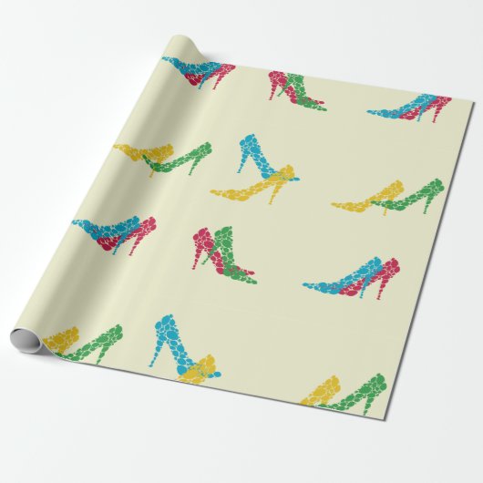 Wrapping Paper mit hohen Absätzen Geschenkpapier (Ungerollt)