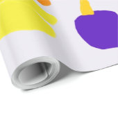 Wrapping Paper mit Saturated Range Geschenkpapier (Rolleneckpunkt)