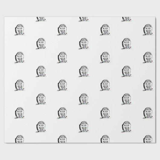 Wrapping Paper Mortician Geschenkpapier (Flach)