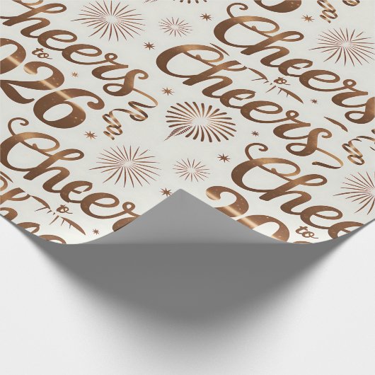 Wrapping Paper-New Year 2026 Geschenkpapier (Ecke)