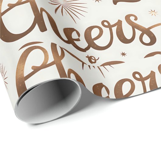 Wrapping Paper-New Year 2026  Geschenkpapier (Rolleneckpunkt)