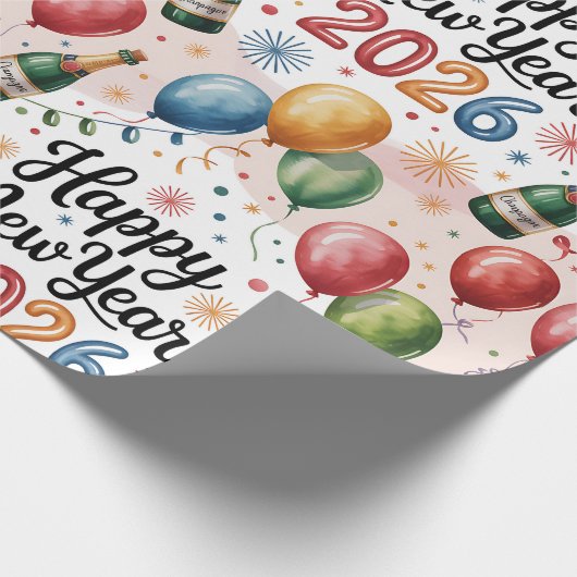 Wrapping Paper-New Year 2026 Geschenkpapier (Ecke)