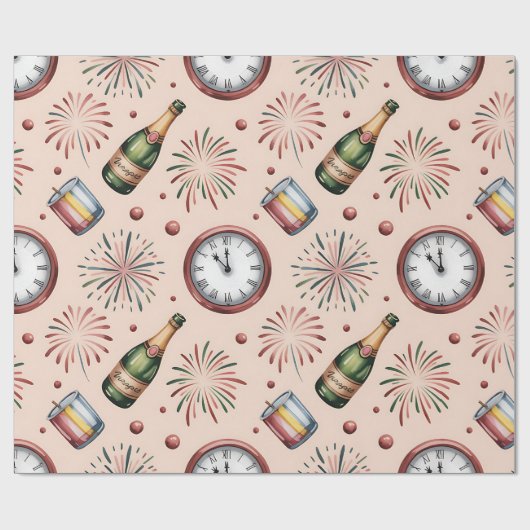 Wrapping Paper-New Year 2026 Wrapping Paper Geschenkpapier (Flach)