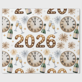Wrapping Paper-New Year 2026 Wrapping Paper Geschenkpapier