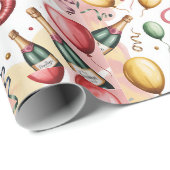 Wrapping Paper-New Year 2026 Wrapping Paper Geschenkpapier (Rolleneckpunkt)