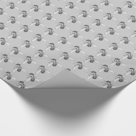 Wrapping Paper Niedlich Bee Bug Paper Geschenkpapier (Ecke)