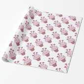 Wrapping Paper (niedliches Pink & White Heart) Geschenkpapier (Ungerollt)