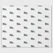 Wrapping Paper: No. Geschenkpapier (Flach)