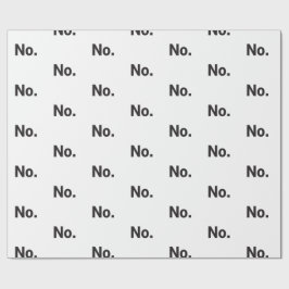 Wrapping Paper: No. Geschenkpapier