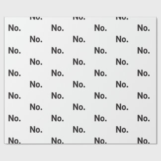 Wrapping Paper: No. Geschenkpapier