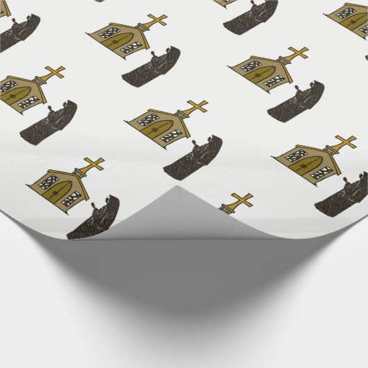 Wrapping Paper Nun Geschenkpapier (Ecke)