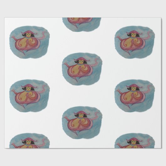 Wrapping Paper Octopoditat Geschenkpapier (Flach)