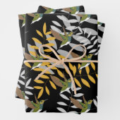 Wrapping Paper of Hummingbirds Flat Sheet Set 3 Geschenkpapier Set (Beispiel)
