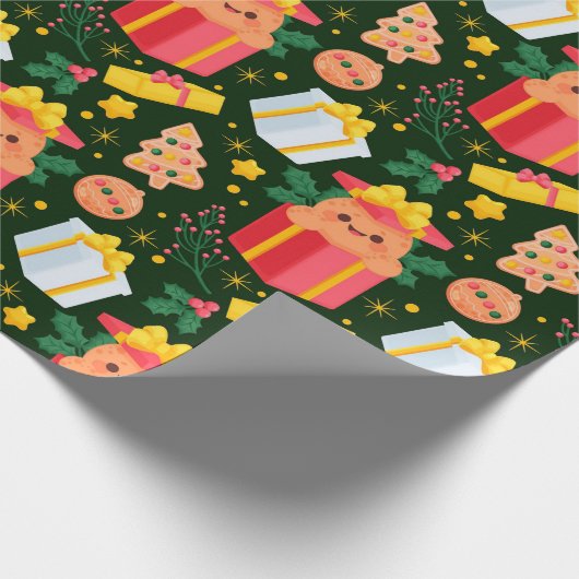 Wrapping Paper PAPEL DE REGALO NAVIDEÑO Geschenkpapier (Ecke)