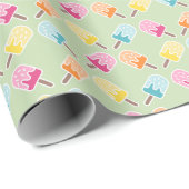 Wrapping Paper - Pastel Popsicle Pattern Geschenkpapier (Rolleneckpunkt)