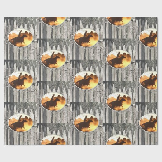 Wrapping Paper Pferd Geschenkpapier (Flach)