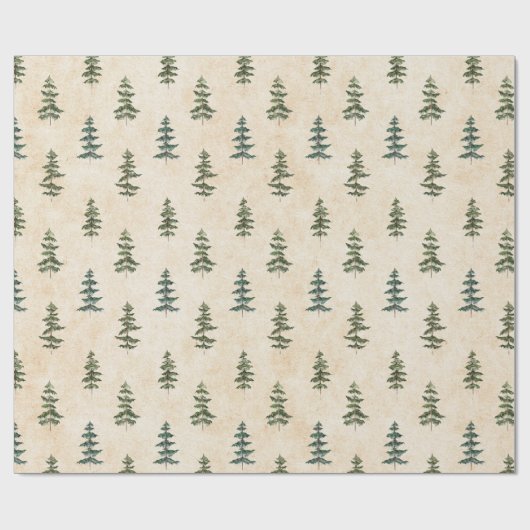 Wrapping Paper (Pine Tree) Geschenkpapier (Flach)