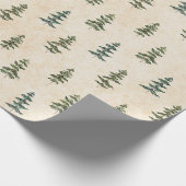 Wrapping Paper (Pine Tree) Geschenkpapier (Ecke)