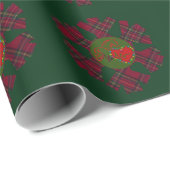 Wrapping Paper Plaid Snowflake  Geschenkpapier (Rolleneckpunkt)
