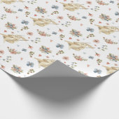 Wrapping Paper - Rabbits Geschenkpapier (Ecke)