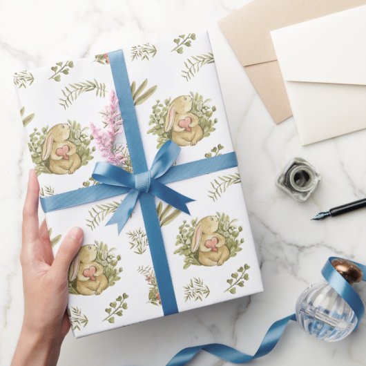 Wrapping Paper - Rabbits Pattern Geschenkpapier (Schenken)