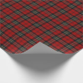 Wrapping Paper - Red Tartan Macpherson Clan Geschenkpapier (Ecke)