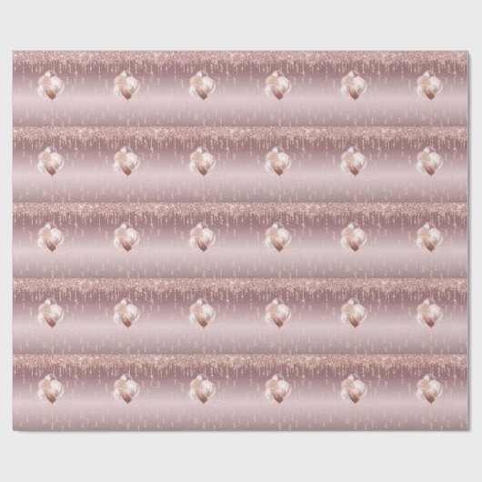 Wrapping Paper Roll 6' A Rose Gold Celebration  Geschenkpapier (Flach)