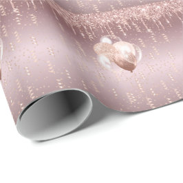 Wrapping Paper Roll 6' A Rose Gold Celebration  Geschenkpapier