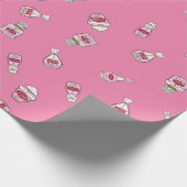 Wrapping Paper Roll, Love, Perfume Bottles Geschenkpapier (Ecke)